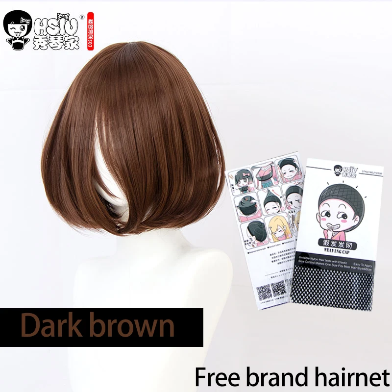 Hsiu Cosplay Wig Synthetic Short Bob Straight Hair Golden Pink Red Blue Purple For Women 35cm 23 Color Wigs & Free Cap -Zentai shop online H6bfd159052bf4af0af76ba595219e2b5O.jpg