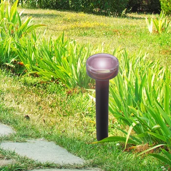 

2pcs Ultrasonic LED Solar Mouse Repeller Underground Inserted Snake Repellent Mosquito Repellent Mouse Rejection Insect