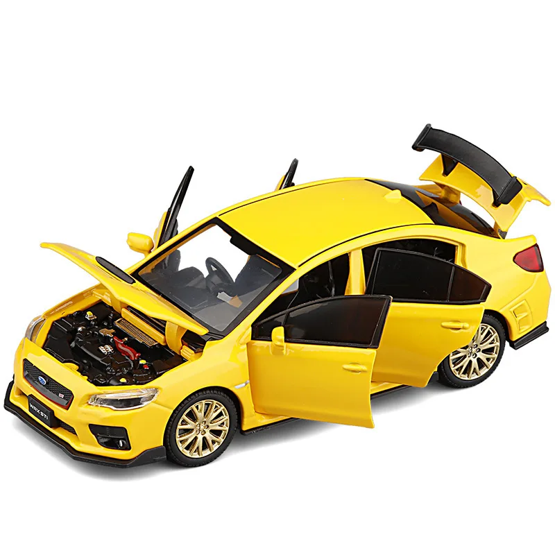 1:32 JDM Subaru STI WRX 2016 Subaru BRZ Supercar Alloy Diecast Car Model Miniature Model With Light Model For Children Car 2