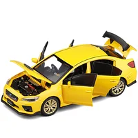 1:32 JDM Subaru STI WRX 2016 Subaru BRZ Supercar Alloy Diecast Car Model Miniature Model With Light Model For Children Car 2