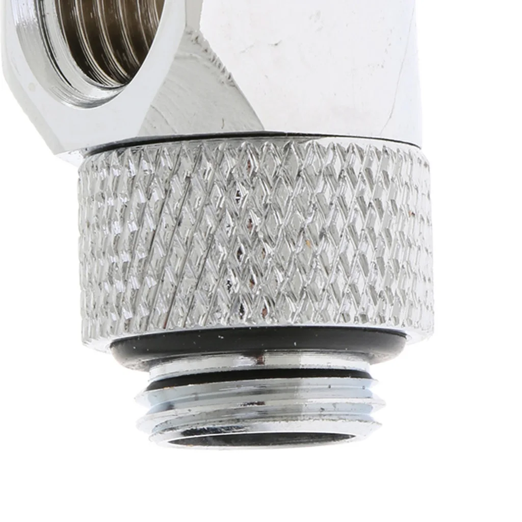 1x Right Angled G1/4 Inch Rotary Fitting for Computer Water Cooling System
