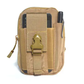 

Men Wallet Card Holder Tactical Molle Waist Bag Waterproof Zipper Coin Purses Multifunctional Pocket Hunting EDC Pouch