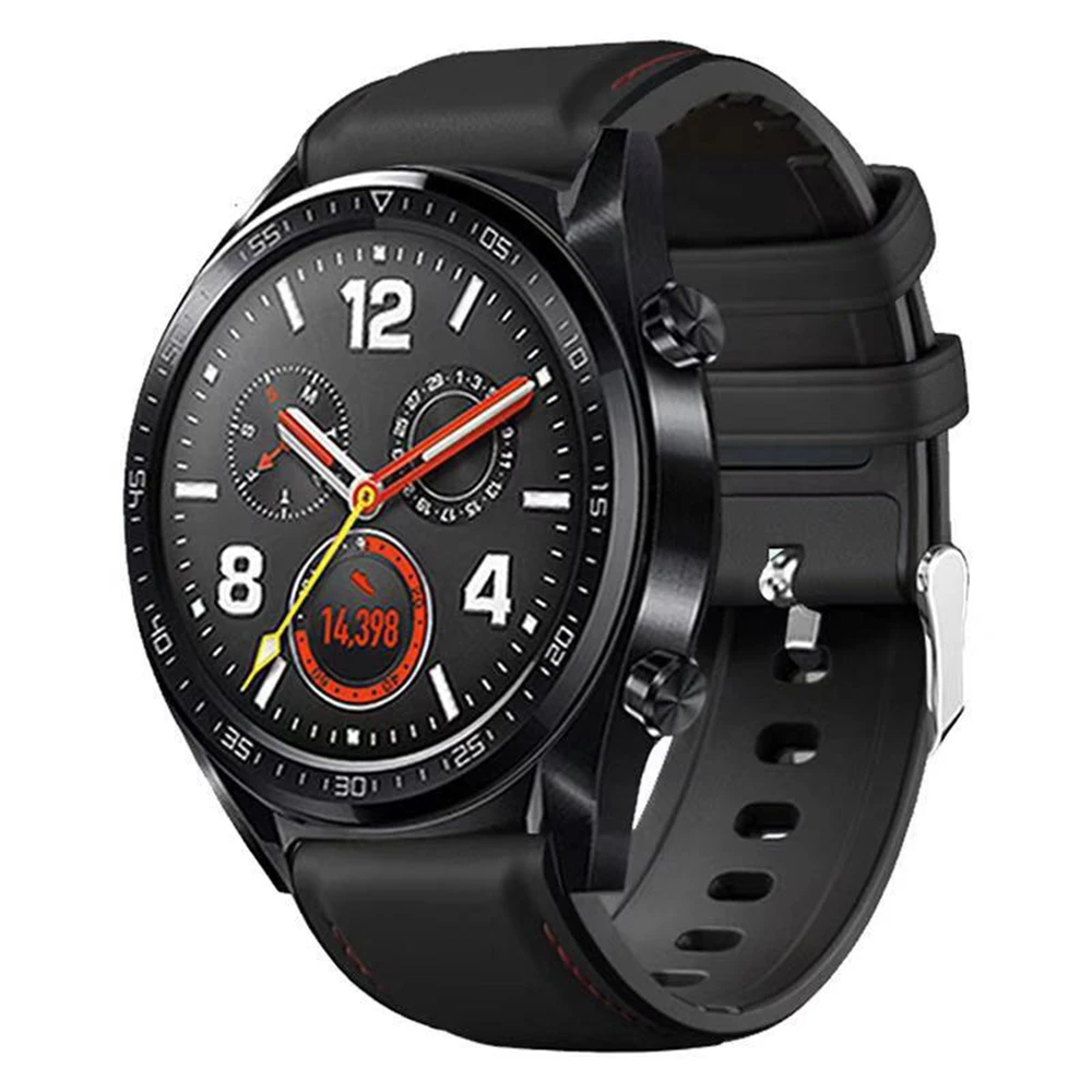 YUEDAER топ из искусственной кожи ремешок для Xiaomi Amazfit GTR 47 47 мм Stratos 2 3 Pace ремешок для huawei Watch GT 2 GT2 ремешок для часов