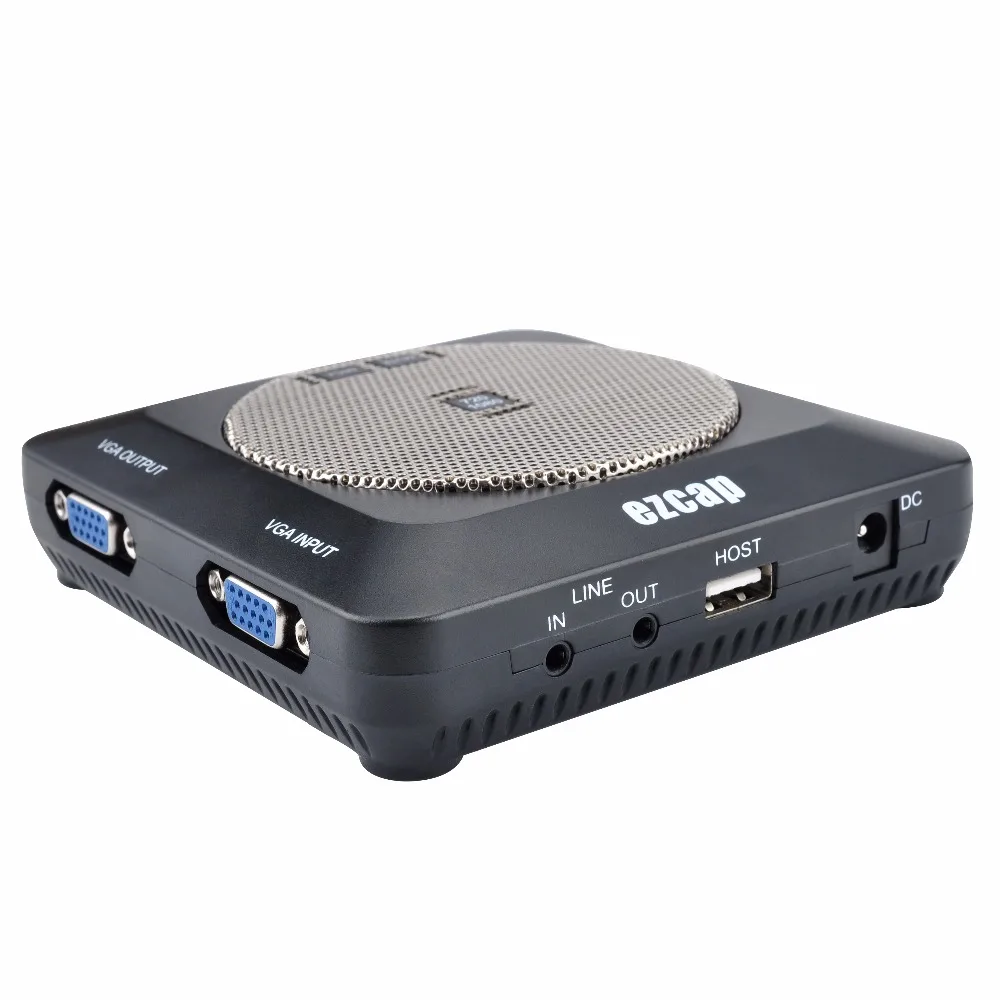 EZCAP289, новинка, 1080 P, HD видео, Лекция, захват/записывающая карта, HDMI/VGA, вход, выход, видеозаписывающее устройство, встроенный микрофон