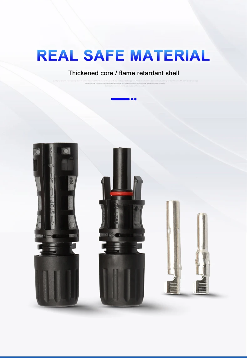 Connecteur MC4 Câble Solaire - Fiche Mâle/femelle Fiche De