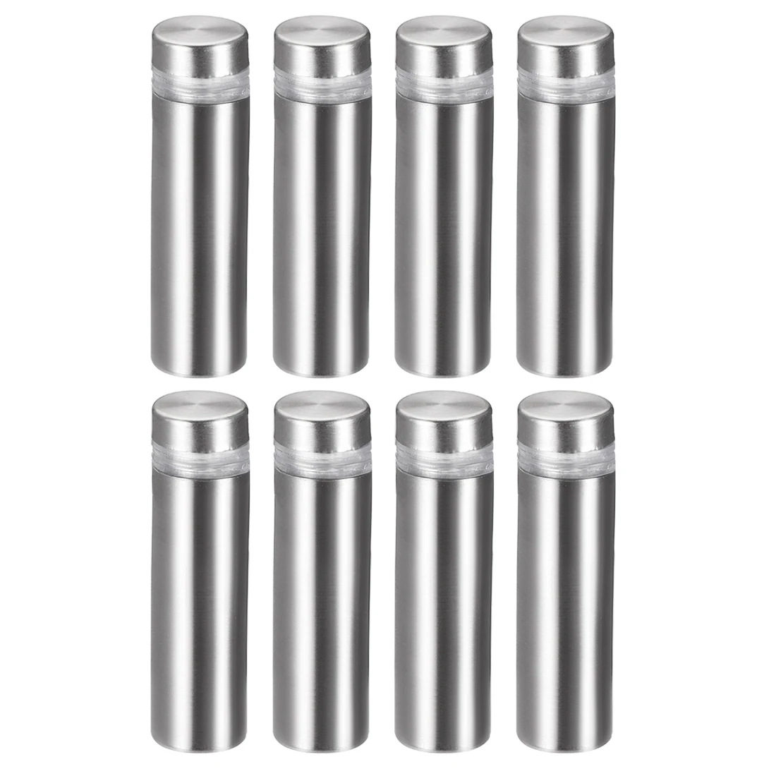 

uxcell Glass Standoff Mount Stainless Steel Wall Standoff Holder Advertising Nails 12mm Dia 43mm Length 8 Pcs