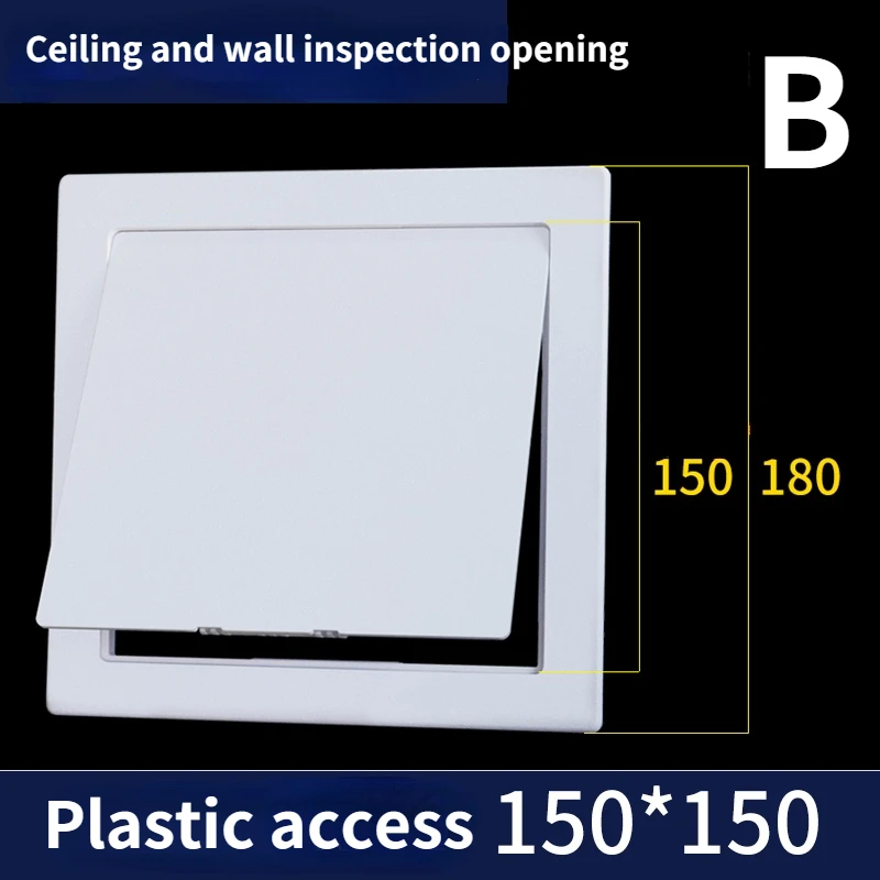 Plastic Access Panel for Multi-size Reinforced Plumbing Wall Access Doors Plastic access