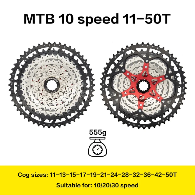 10 Speed Sprocket Ztto 10 Speed Cassette MTB 10 Speed 11-42T 40T