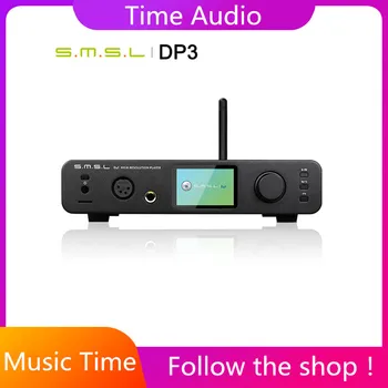 

SMSL DP3 Player Hi-Res Digital ES9018Q2C DAC 32Bit/384Khz DSD 256 Two-Way Bluetooth/WIFI/ DLAN input USB/Coaxial/AES/RCA Output