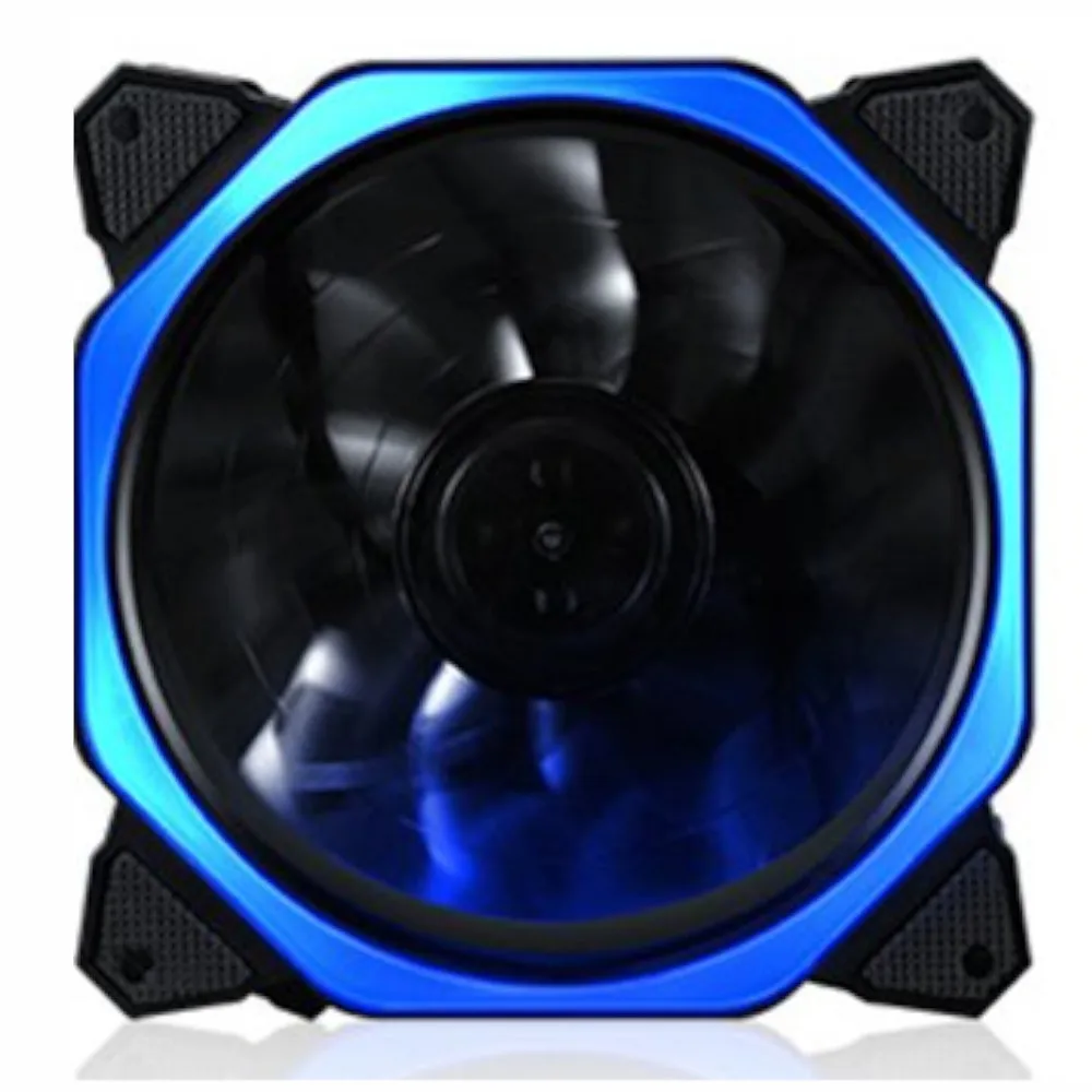 Blue RGB светильник кулер для процессора вентилятор охлаждения Ультра тихий Прочный Алюминиевый ПК бесшумный вентилятор охлаждения кулер для процессора радиатор для компьютера - Цвет лезвия: Blue
