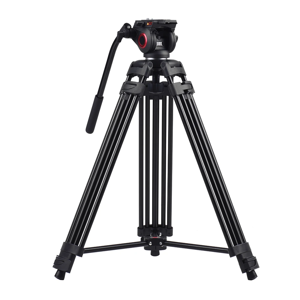 Miliboo MTT601A Профессиональный алюминиевый штатив подставка для Canon Nikon sony DSLR камер Видеокамеры w/панорамная гидравлическая шаровая Головка