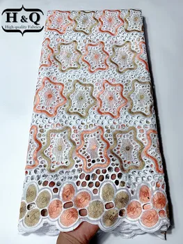 

Swiss Voile Lace In Switzerland Fabric High Quality 2020 African Dry Lace Fabric With Stone 5 Yards For Dress Material JY25F110