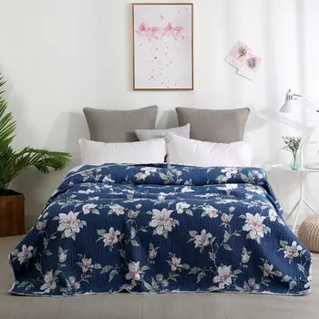 

Floral Plant Series Bed Cover Blanket Pure Cotton Soft Skin-friendly Sofa Throw Blanket Bedspread Bed Sheet Cover Home Textile