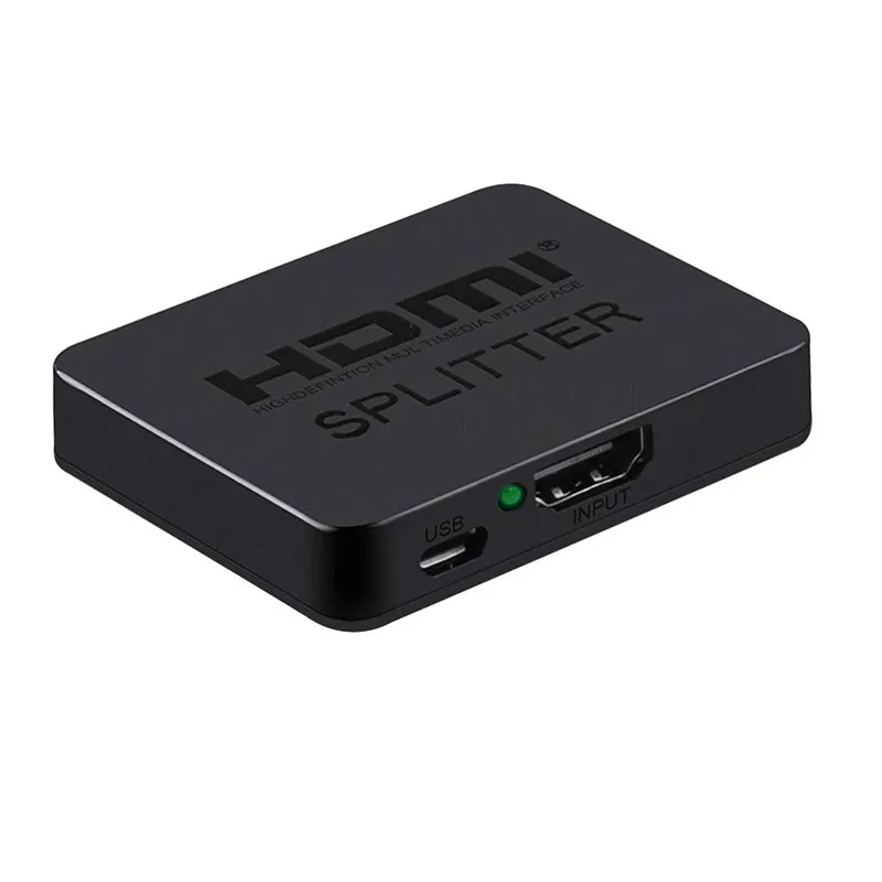 As the shown HDMI сплиттер 1 в 2 Выход 1080P HDTV HDMI усилитель переключателя для TV1080P HDMI переходник-разветвитель адаптер конвертер для DVD - Цвет: As the shown