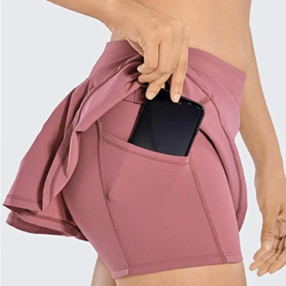 

YOGA SHORTS Compression Shorts with Pocket Stretchy Stretch Elastic Knickers