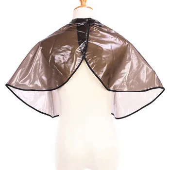 

Hair Coloring Cape Waterproof Styling Tool Barber Salon Haircut Silicone Non-stick Professional Apron Neck Collar Paste Buckle