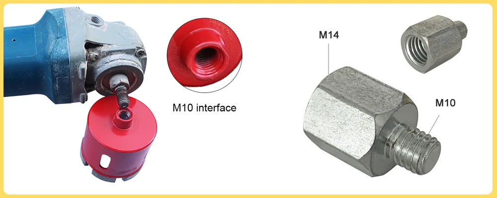 M10 to M14 adapter