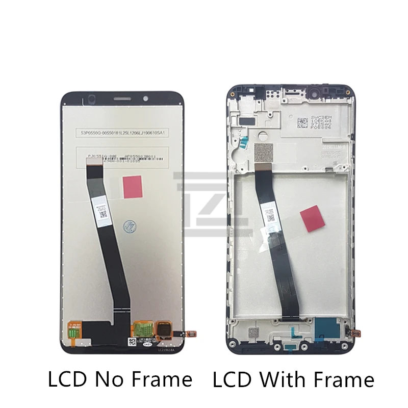 Для Xiaomi redmi 7A ЖК-дисплей кодирующий преобразователь сенсорного экрана в сборе с рамкой для redmi 7a дисплей Замена Ремонт Запчасти