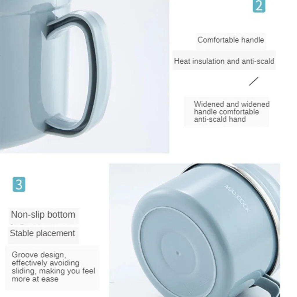 Large Fast Food Cup Double Insulation Lunch Container Large Noodles Bowl