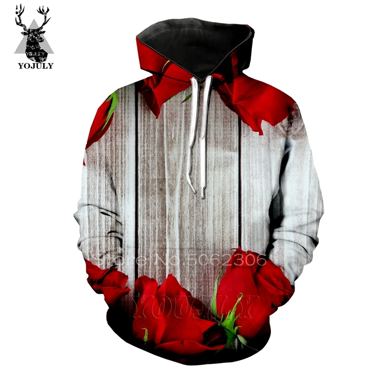 3 Худи с розой off white stranger things hep толстовки lil peep осень мужская Толстовка Зимняя Толстовка 3D уличная мода топы A41 - Цвет: 3