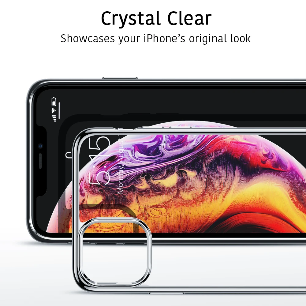 Ультратонкий Мягкий чехол из ТПУ с 3D лазером для iPhone 11 Pro Max 11 Pro 5,8 6,1 6,5 силиконовый прозрачный футляр с покрытием