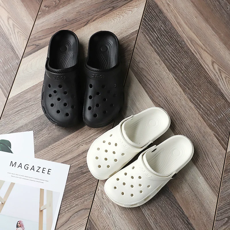 Сандалии croc для мужчин и женщин мягкие Нескользящие шлепанцы дома сада улицы