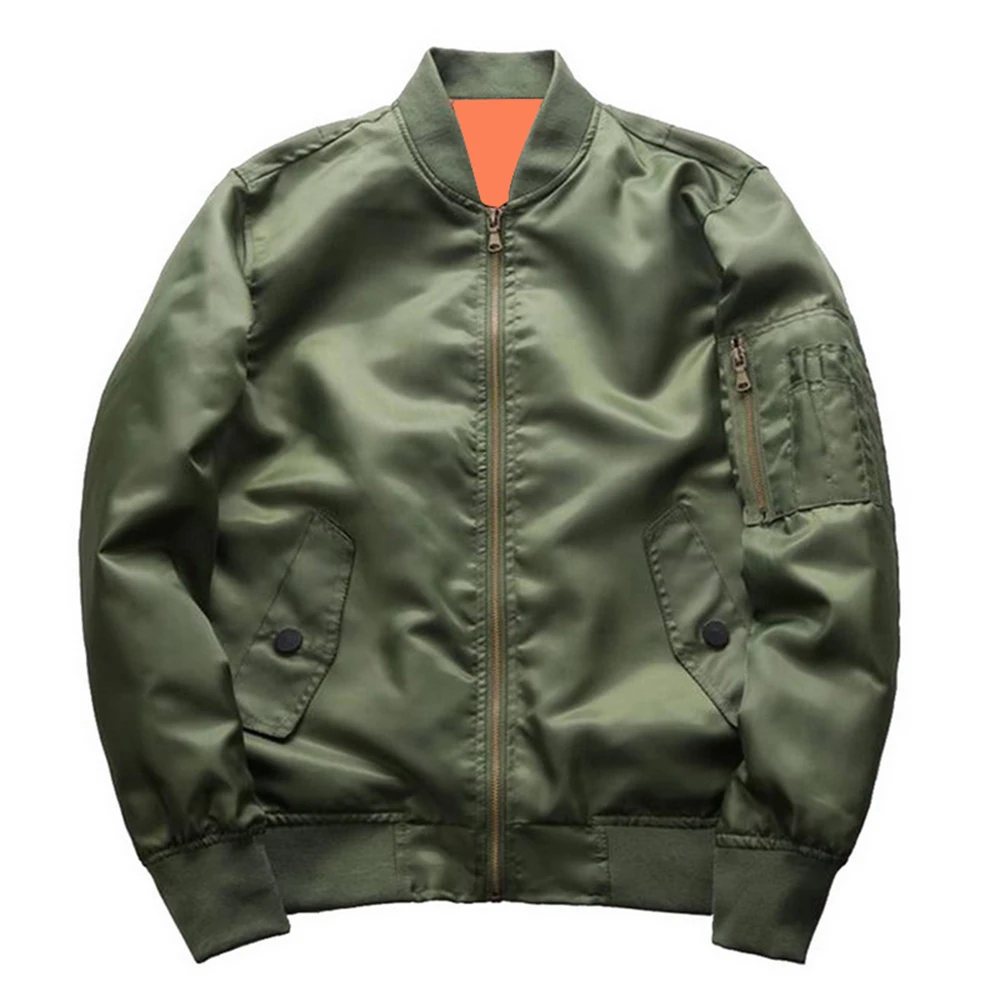 MoneRffi, мужские Модные теплые куртки, двухсторонняя одежда, куртка-бомбер, весенняя куртка, пальто для мужчин s, принт с буквами, эластичная верхняя одежда размера плюс 4xl - Цвет: army green 1