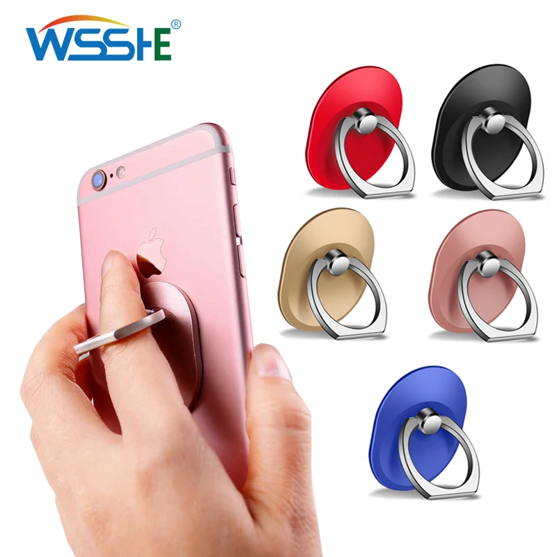 

2PCS 360 Degree Finger Ring Mobile Phone For IPhone 8 7 Plus Smartphone Stand Holder Mount For IPad Xiaomi All Smart Phone