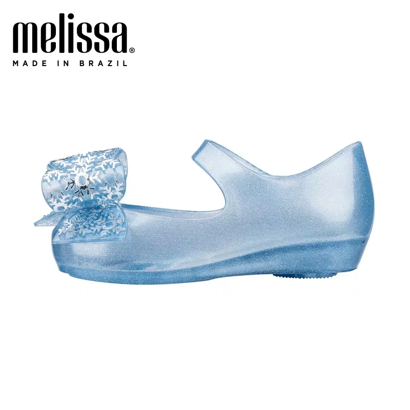 Новые мини Melissa Ultragirl девичьи прозрачные туфли сандалии новая детская обувь мягкие сандалии Melissa для детей Нескользящие