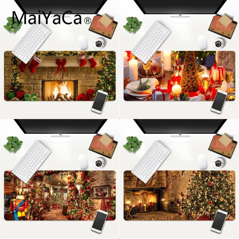 

MaiYaCa New Design Christmas Laptop Gaming Mice Mousepad Gaming Mouse Pad Large Deak Mat 600x300mm for overwatch/cs go