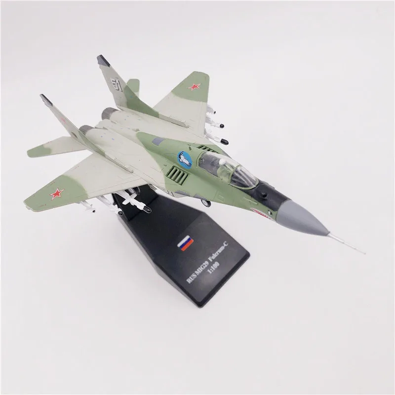 Модель самолета Jason tututuaircraft 1:100 модель российского ВВС MiG 29 из сплава Литые