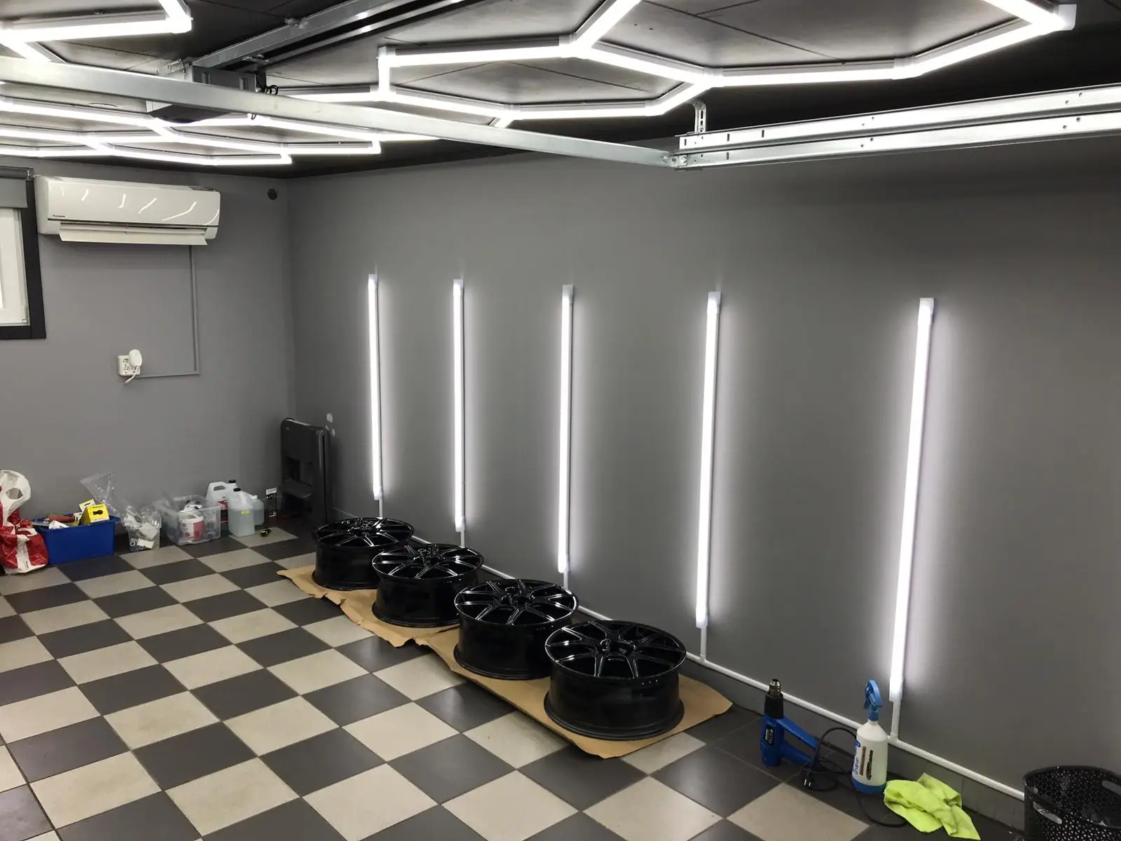 GE8001 luce a Led esagonale dal Design caldo per Garage domestico e sistemi  commerciali