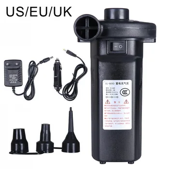

New Electric Quick-Fill Air Pump Air Mattress Pump for Inflatable Blow up Pool Raft Bed Boat Toy 1Set