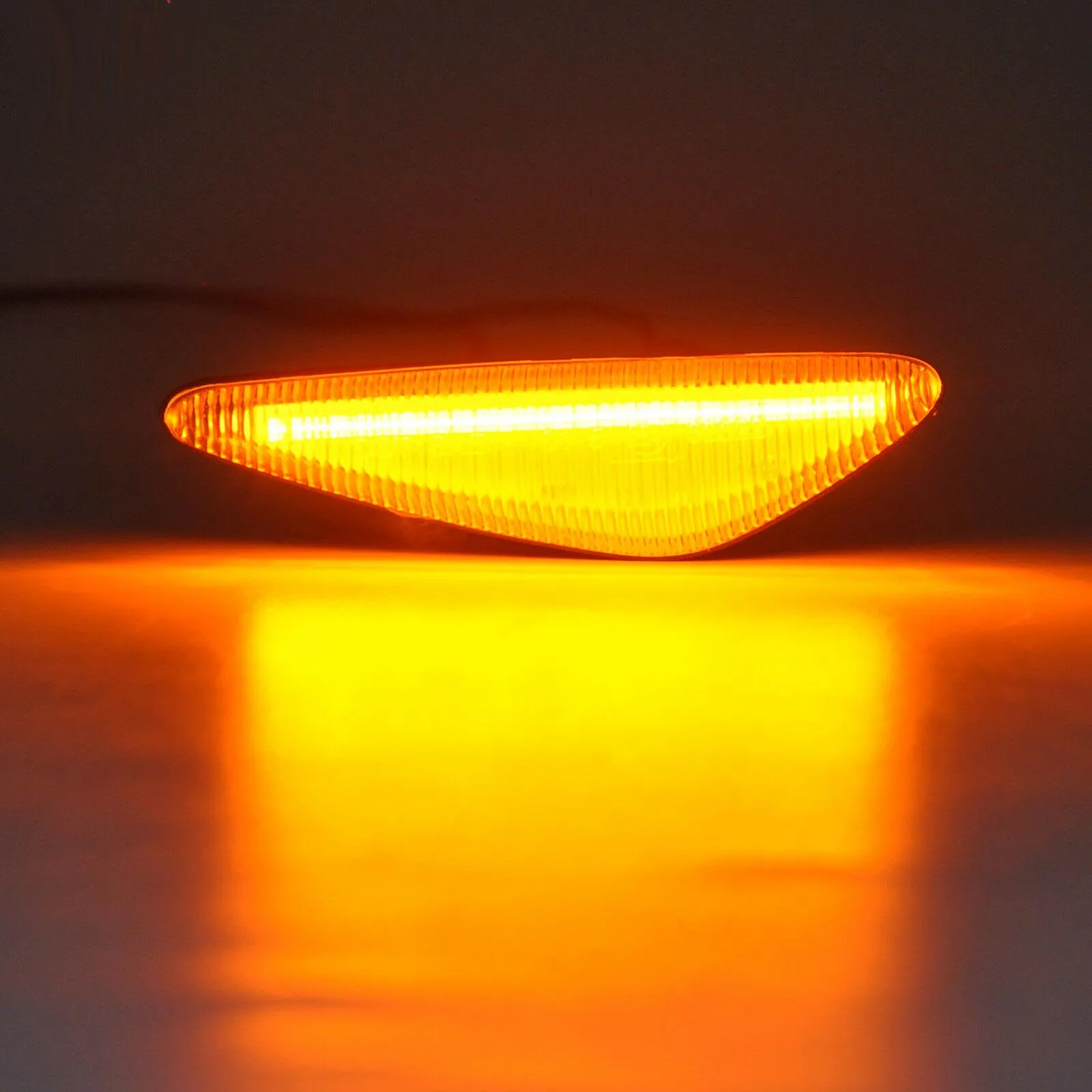 2 шт. Янтарный светодиодный светильник на лицевой стороне для Mazda MX-5 MX-6 16-up, для RX8 09-12, питание от 36-SMD светодиодный, замена OEM бокового маркера