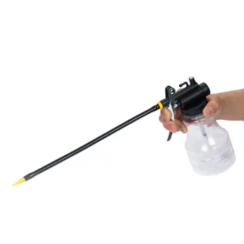 

250ML Portable Size Transparent High Pressure Pump Oiler High Strength Plastic Body Lubrication Oil Can Plastic Machine Oiler