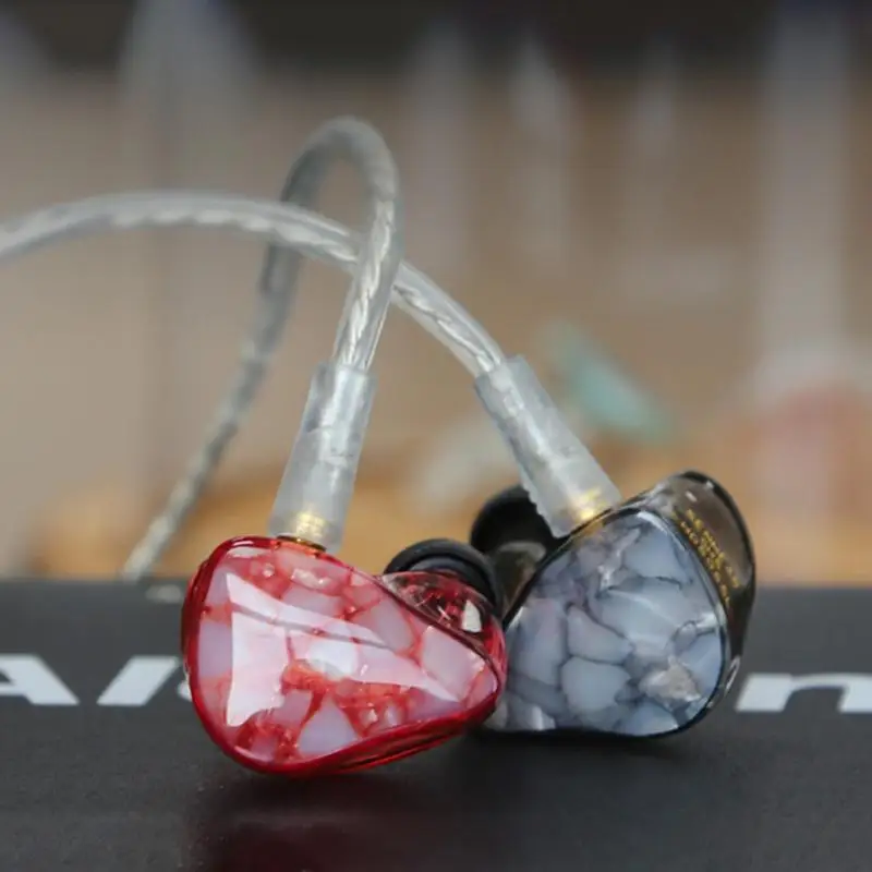 Senhear SH5 5 Balanced Armature Noise Cancelling DJ Monitor Studio Hifi Music Bass Audiophile Earphones Earbuds Detachable Cable