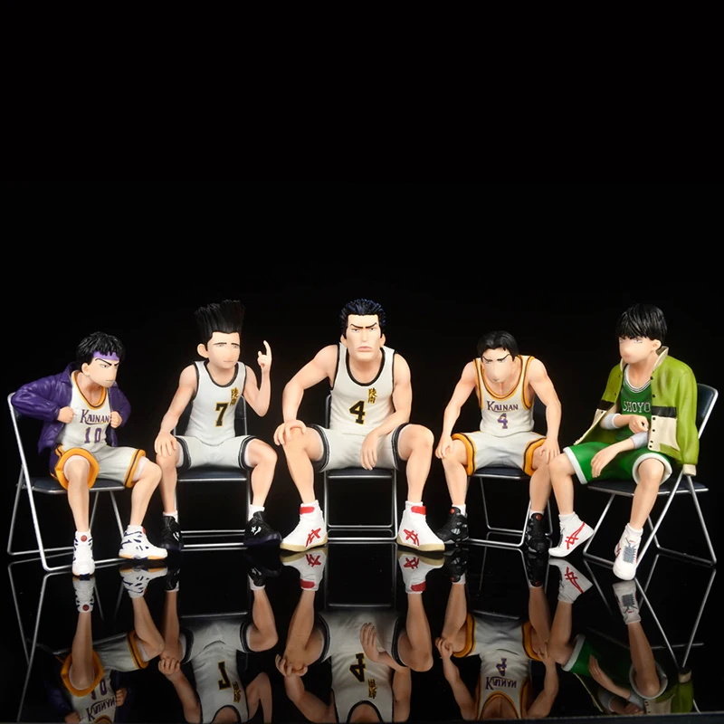 Аниме Fujima Kenji Akira Sendoh Uozumi Jun Kiyota Nobunaga Shinichi Maki экшн-фигурка 5 моделей сидя ПВХ игрушки