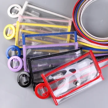 

50PCS / LOT Color:Yellow/Red/Blue/Black/White/Pink/Purple 7 colors Material:PVC Size:17*10cm Belt length:101cm width:2.9cm