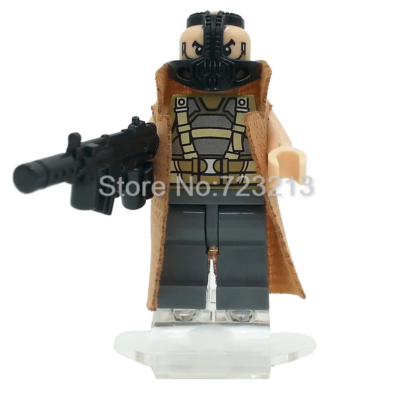 DC Bane фигурка Бэтмена Одиночная Супер Герои фигурка супер-героя Набор строительных Конструкторы Игрушки для детей PG378