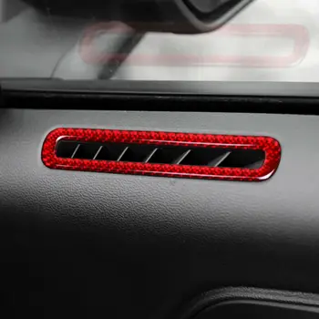 

Decoration Decorative Sticker Red Interior Door Air Vent For Ford Mustang