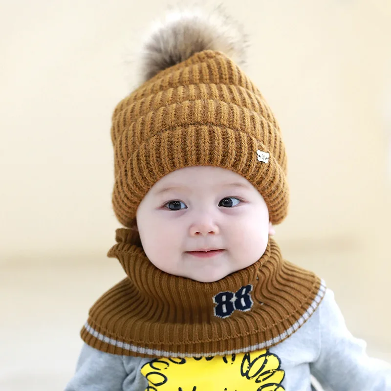 Maylisacc/детская шапочка для мальчиков и девочек 0-4 лет, новинка года, осенне-зимняя теплая вязаная шапка для детей