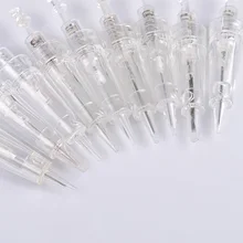 50Pcs Tattoo Rotary Needle Cartridges Disposable Sterilized Electric Microneedle Permanent Makeup Pen Tattoo Needles