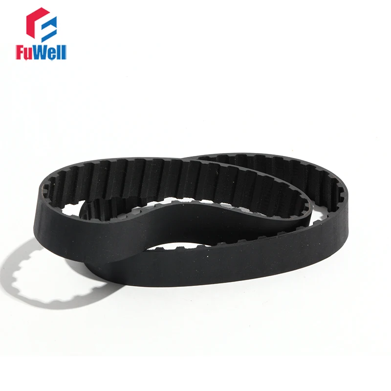 

L Type Timing Belt Black Rubber Gear Pulley Belt 12.7/15/20/25/30/38mm Belt Width 86L/100L/112L/120L/140L Transmission Belt