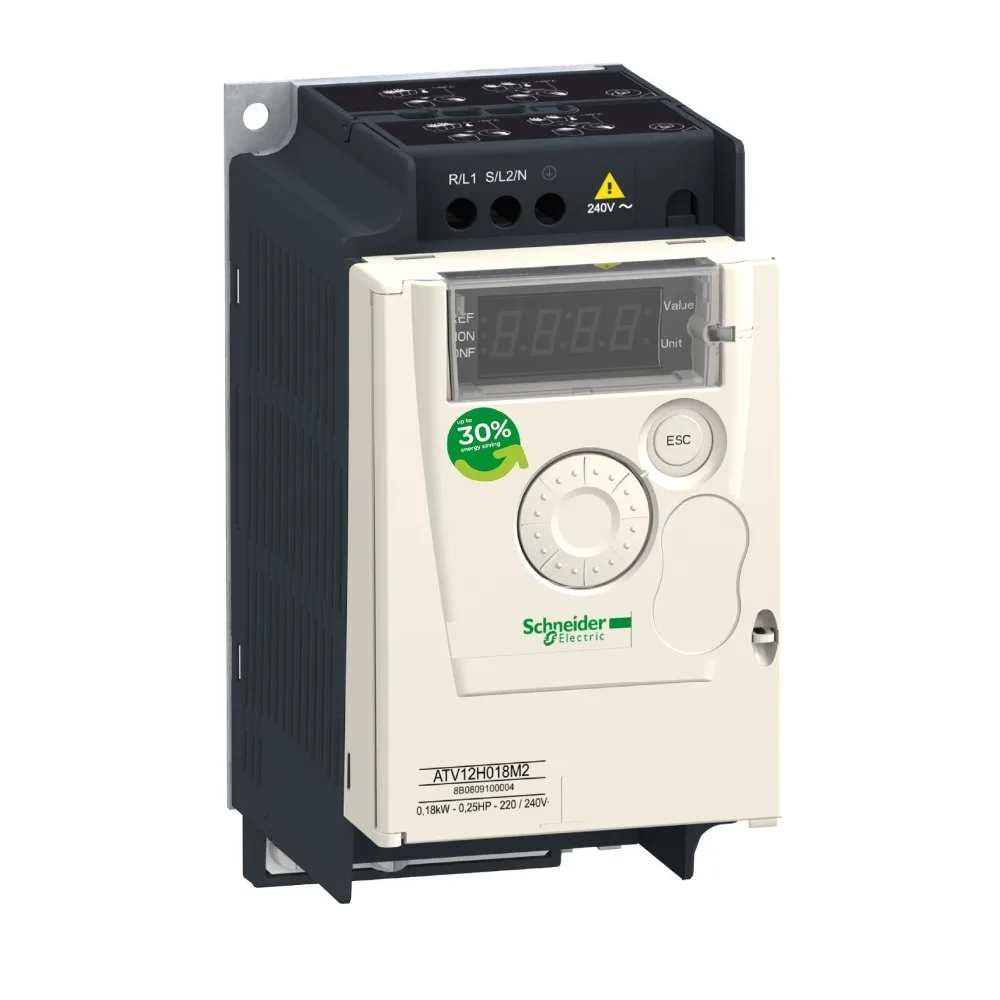ATV12H018M2 универсальный инвертор асинхронный однофазный 200-240VAC 1.4A 0.18KW Modbus IP20