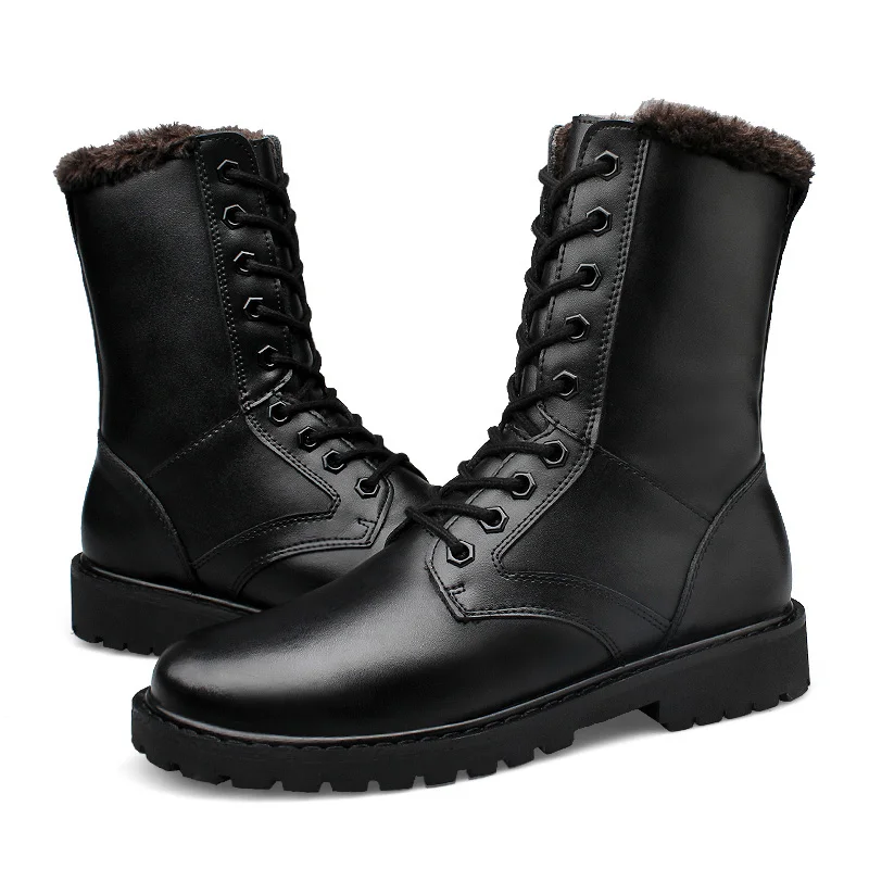 

Men Fashion Ankle Boots Winter / Autumn men's Motorcycle Outdoor Boots Men's Boots Snow Boots Oxfords Velvet Keep Warm Shoes