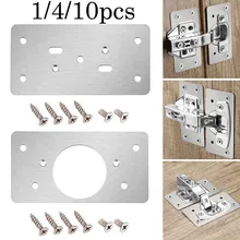 

1/4/10Pcs Cabinet Hinge Service Panel Hinge Side Panel Service Kit With Mounting Screws For Securing Hinged Stainless Steel Door