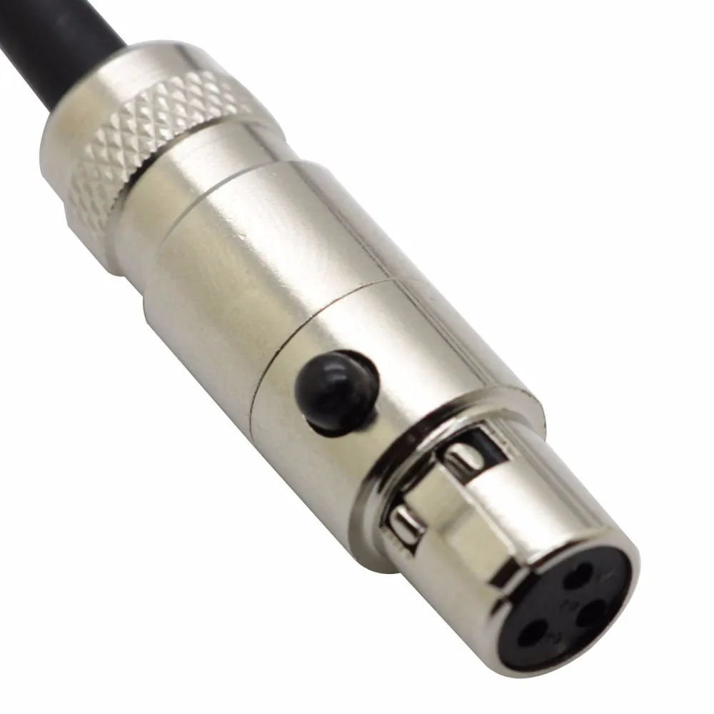 5N OCC OFC Nylon Braided Replacement Mini XLR 3 Pin Female Cable Extension Cord For Pioneer HDJ-2000 HDJ2000 HDJ 2000 Headphones