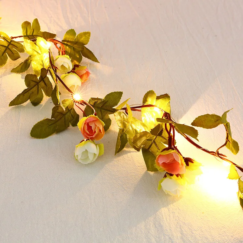 

1.5M 30 LEDs Flower String Lights Holiday Lighting Fairy Garland For Christmas Wedding Outdoor Garden Garland Party Decoration