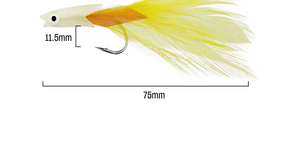 WALK FISH углеродистая сталь макрель перья бас-треска приманка для морской рыбалки светящийся крючок с веревкой для рыбалки с 3 маленькими крючками