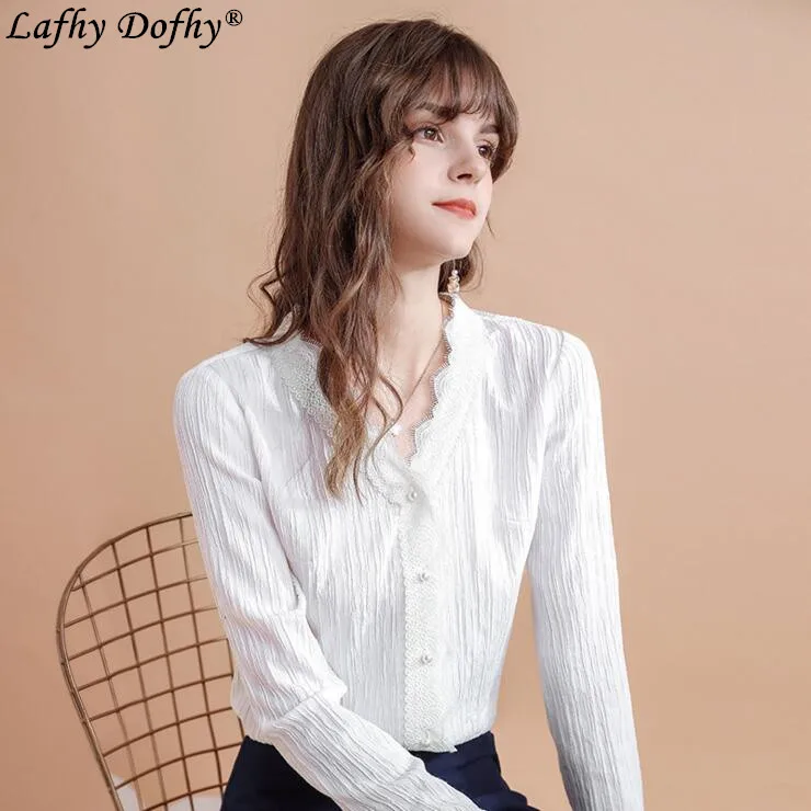 Autumn new style fine women's clothing V neck solid color long sleeve